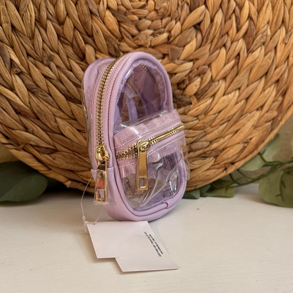 🆕 Lavender Clear Mini Backpack - Picture 3 of 4